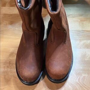 Men's Brown Leather Brahma Boots